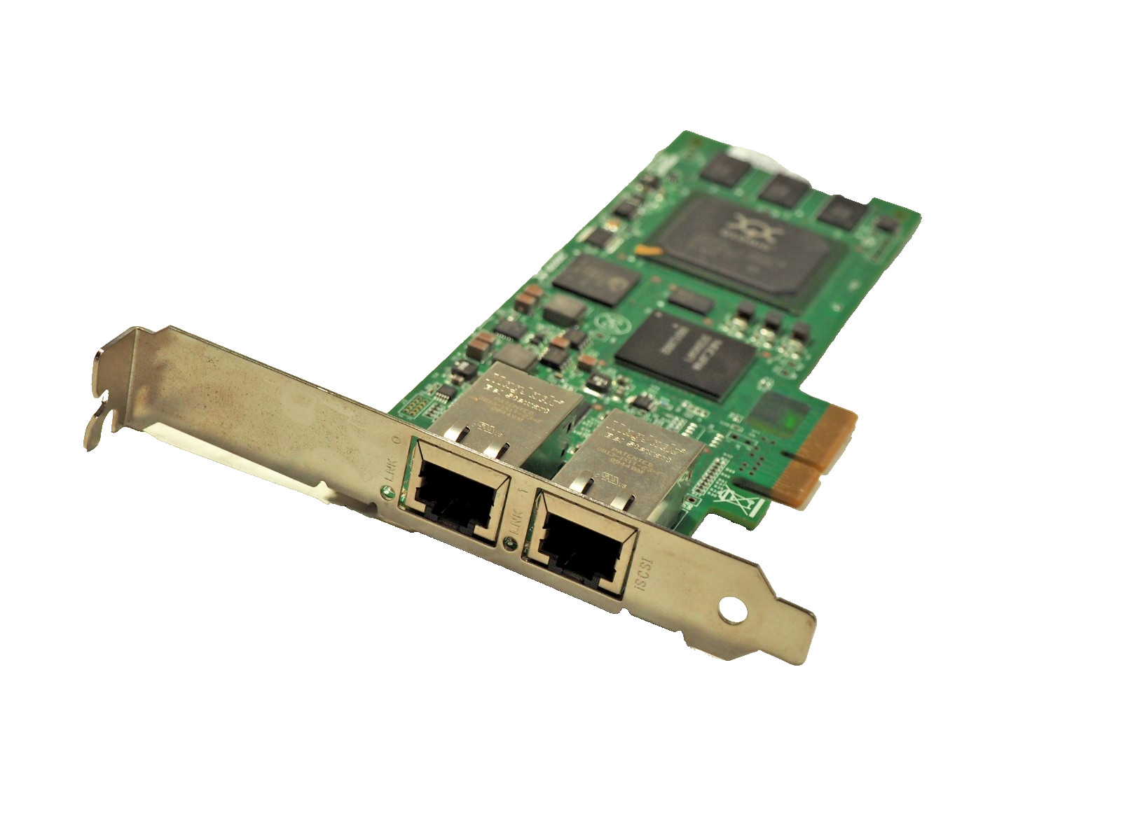 QLogic QLE4062C Dual Port 1GB PCI Ethernet Adapter Card High Profile