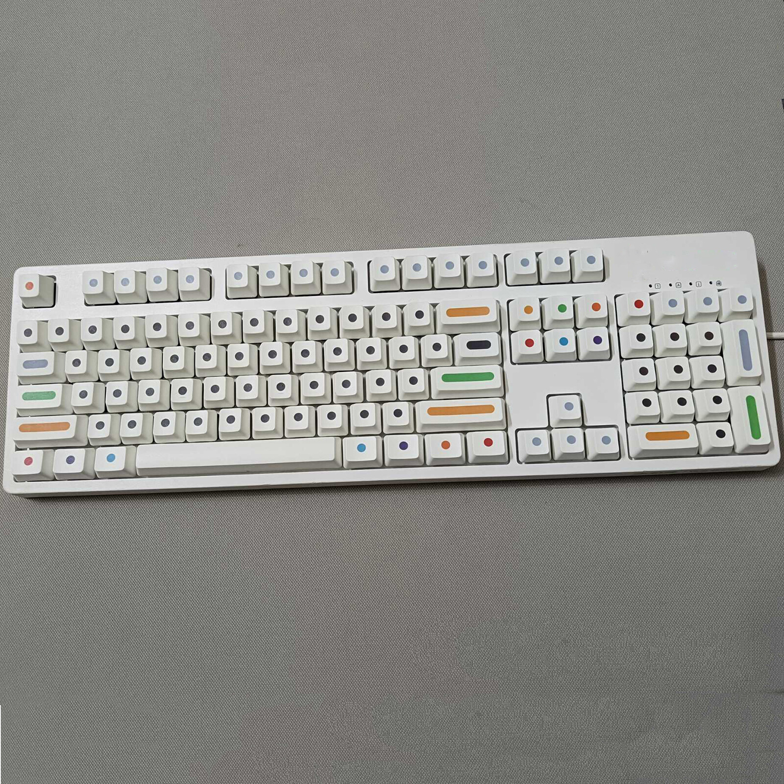108 Keys OEM PBT Buttons Dot Keycaps Replacement For Cherry Mechanical Keyboard