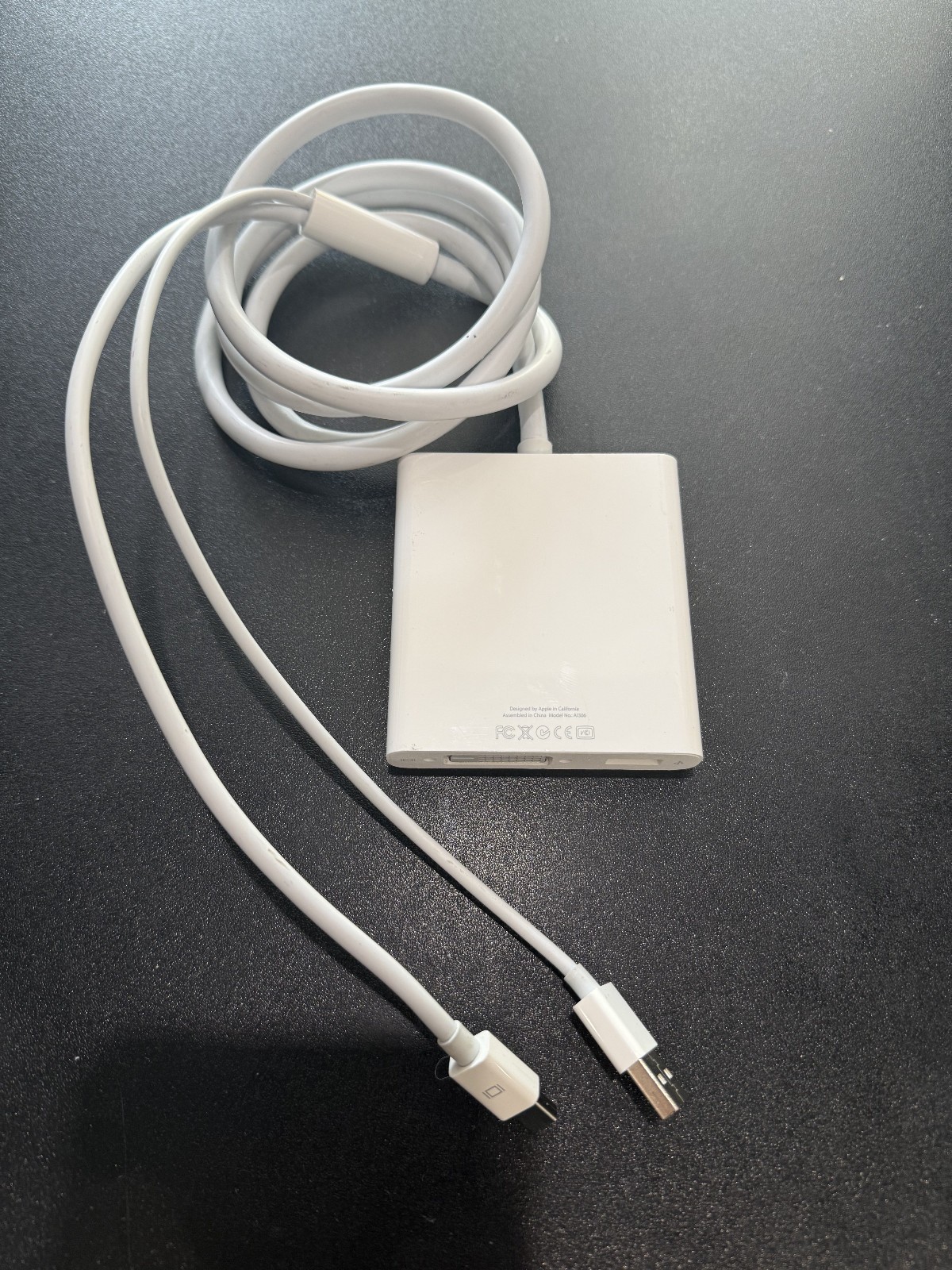 ORIGINAL Apple A1306 Mini DisplayPort to Dual-Link DVI Adapter **EXCELLENT**