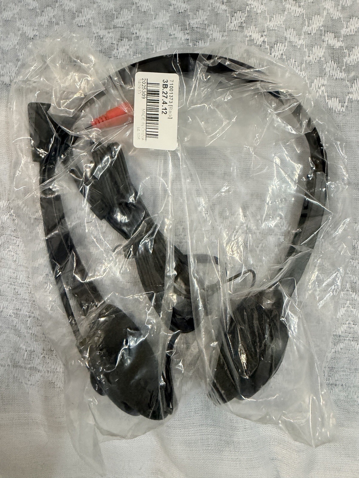 New HamiltonBuhl Multimedia Headset with Boom Mic - Dual 3.5mm Plugs - PC/Laptop
