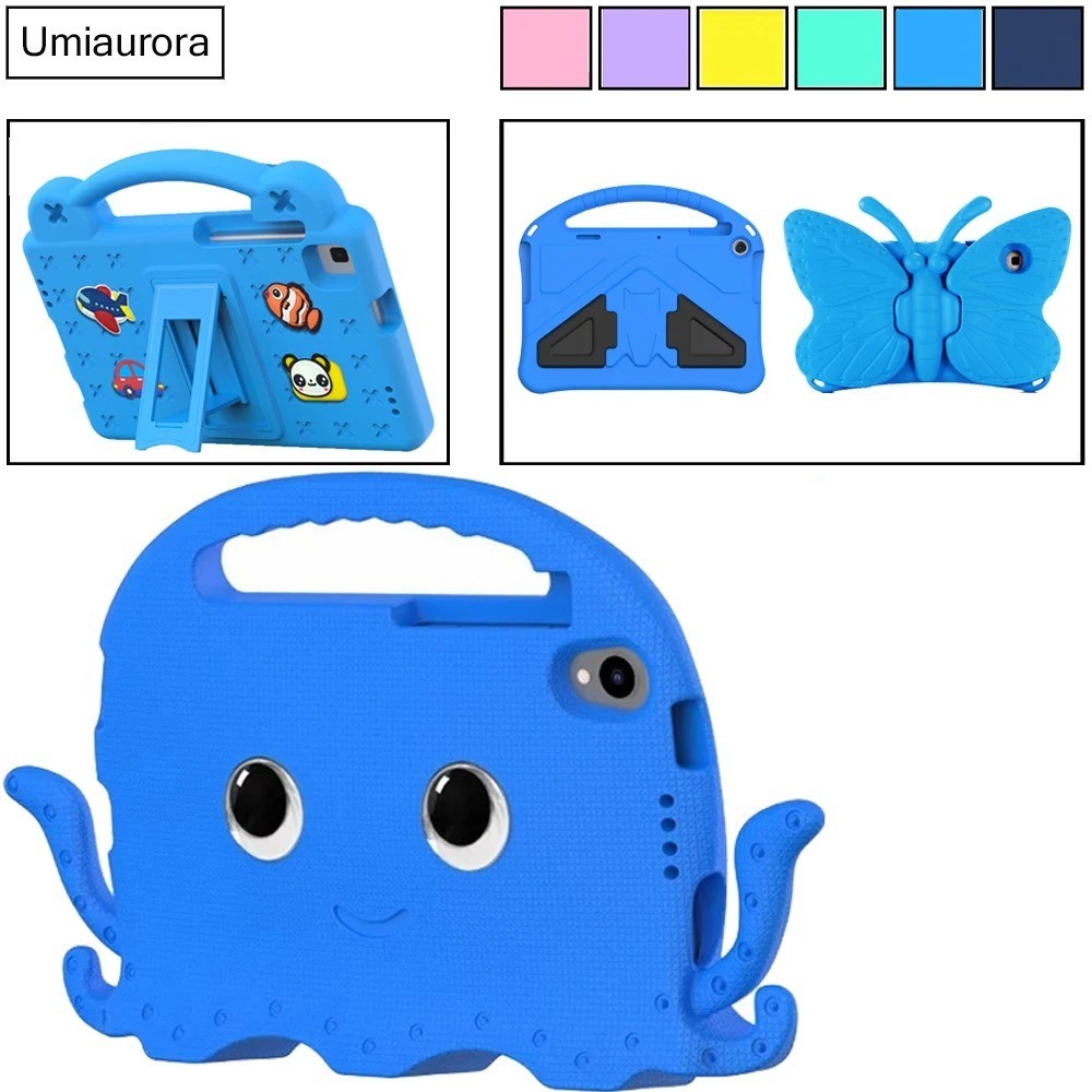 Kids EVA Foam Tablet Case with Handle Stand Shockproof Protective Cover