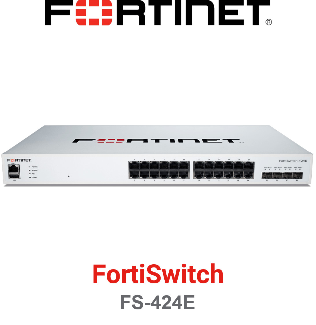 Fortinet FortiSwitch 424e 24-port Ethernet Switch - FS424E - NEW AND SEALED