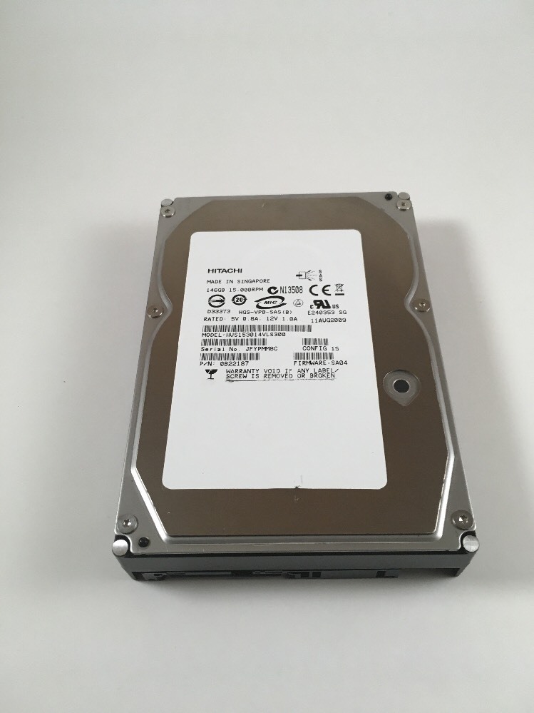 Hitachi Ultrastar 0B22187 147GB SAS 15K Internal Hard Drive HUS153014VLS300