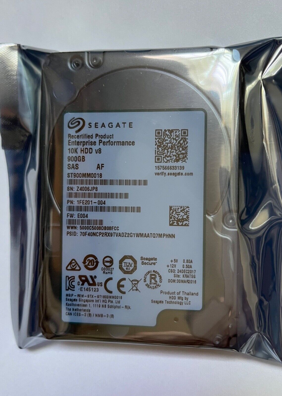 Seagate ST900MM0018 Enterprise Performance 10K HDD - 900GB