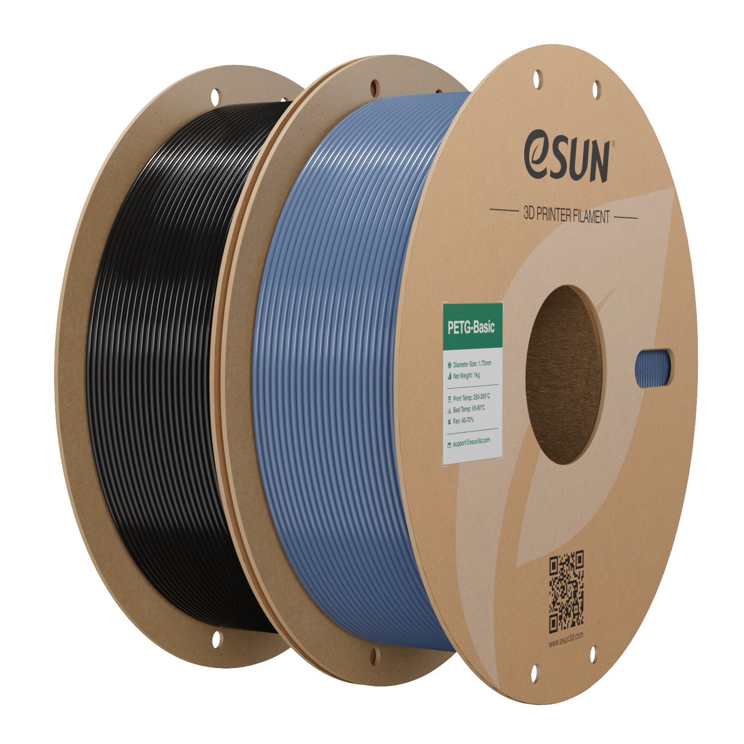 2KG/Set eSUN PETG Basic 3D Printer Filament High Speed 1.75mm for FDM 3D Printer