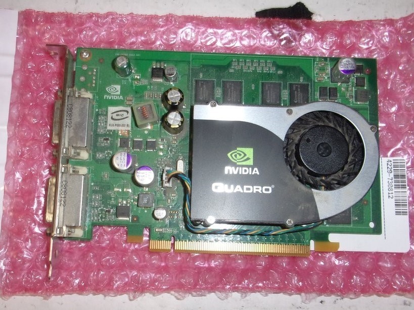 Nvidia Quadro FX570 180-10588-0002-A01 Video Card 256MB PCIe 2*DVI
