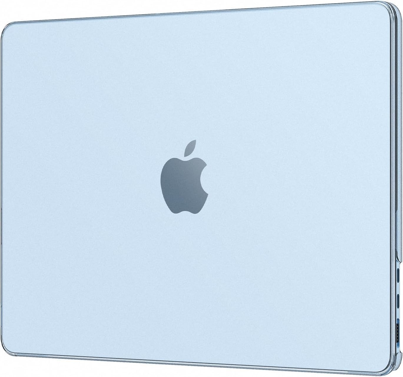 Sky Blue Clear Case for MacBook Air 13.6" M5 M4 M3 M2 - Ultra Thin Protection