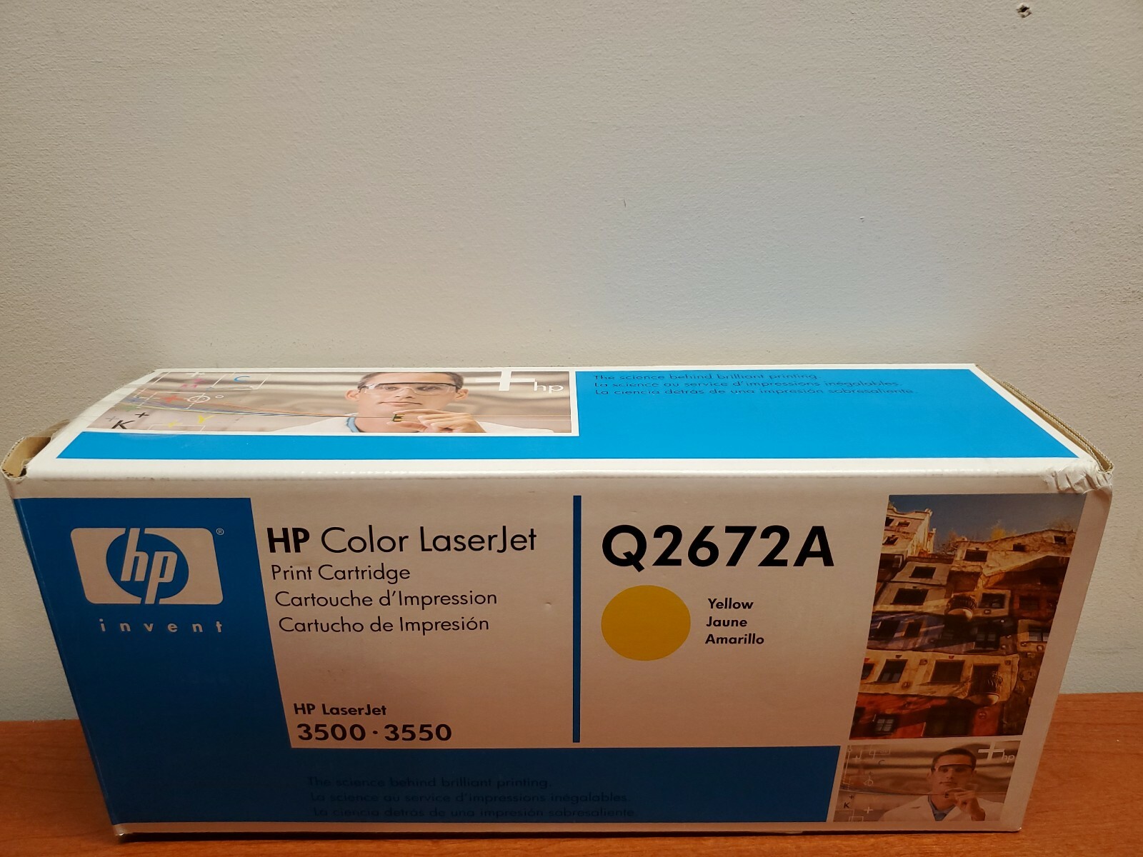 New Sealed HP Color Laser Jet Cartridge HP Q2672A Genuine OEM