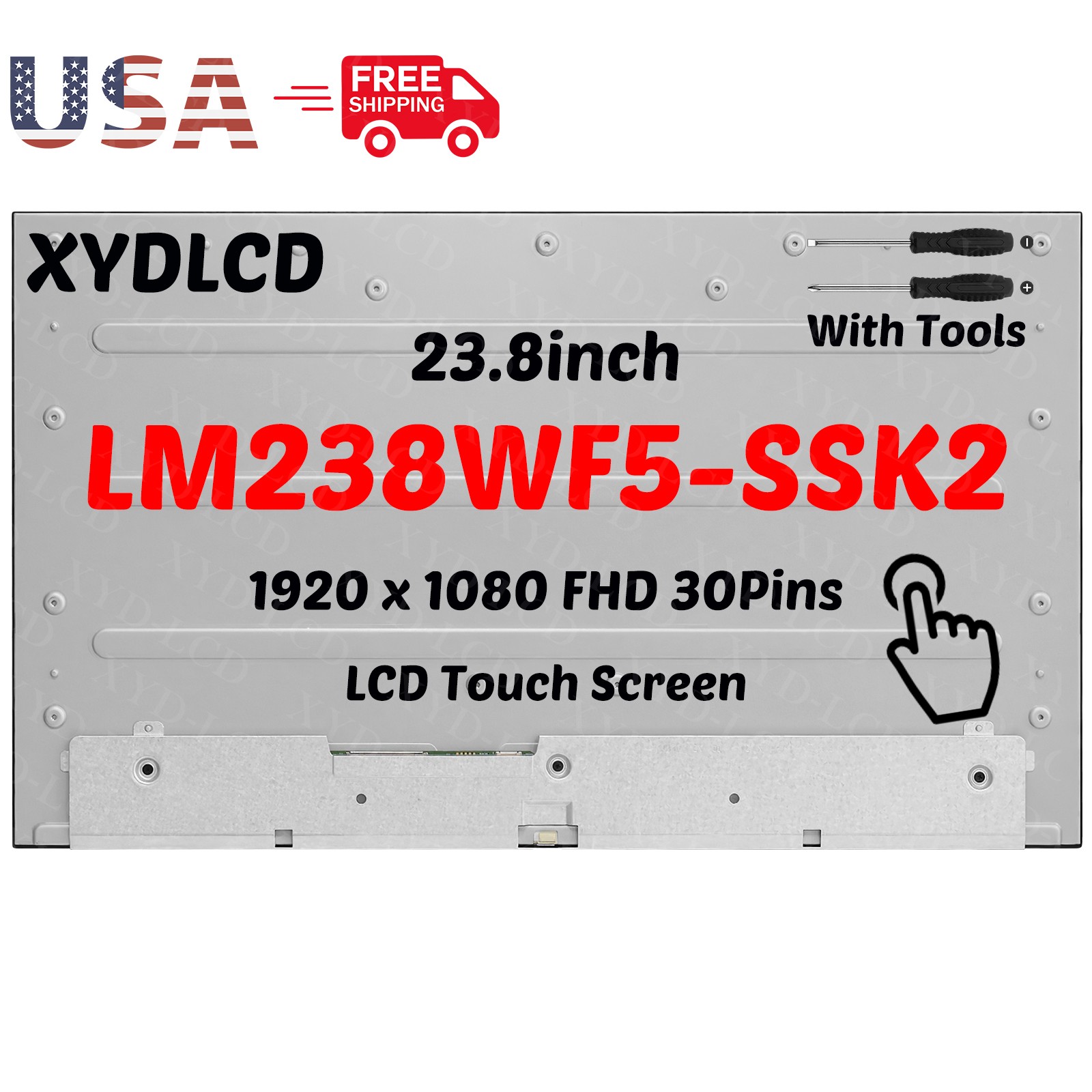 23.8in LM238WF5-SSK2 LM238WF5(SS)(K2) LCD Touch Screen Display Replacement 1080P