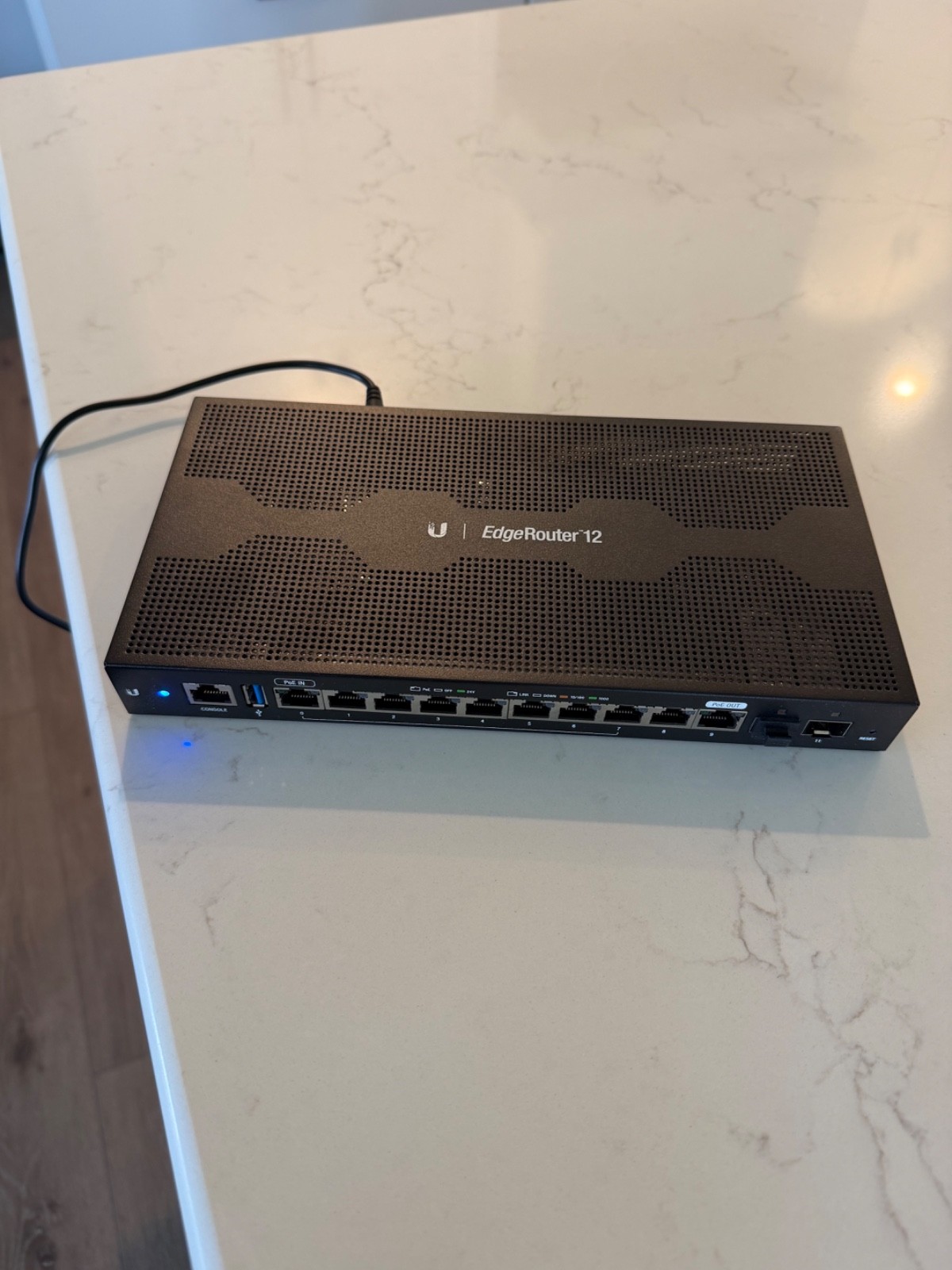 Ubiquiti EdgeRouter 12P (ER-12P) Black High-Performance Advanced Network Router