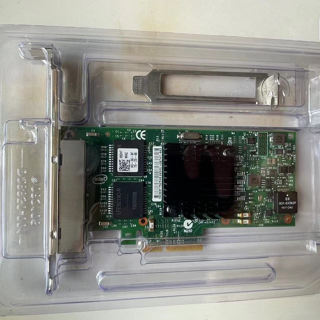 I350-T4v2 Intel network card, NHI350AM4 chip 4-port Gigabit network card,