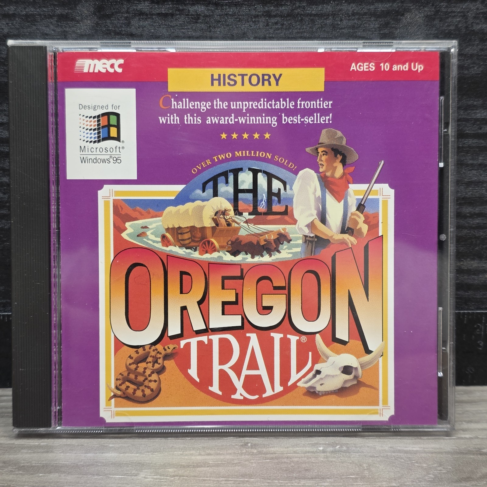 Vinatge Oregon Trail  History Game CD-Rom Win 95 MECC Version 1.2 - 93/94