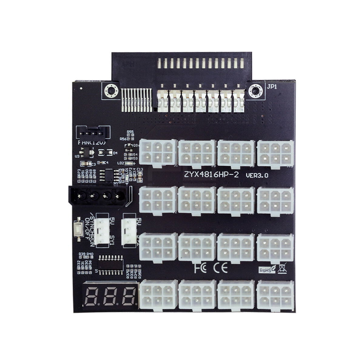 Cablecy Flex Slot Server Power Board 14+10Pin to 16x6Pin Power Supply Board