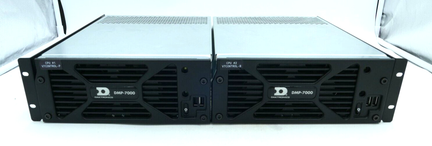 (2) Daktronics DMP-7000 Model 725 Commercial Display Controller Tested Working