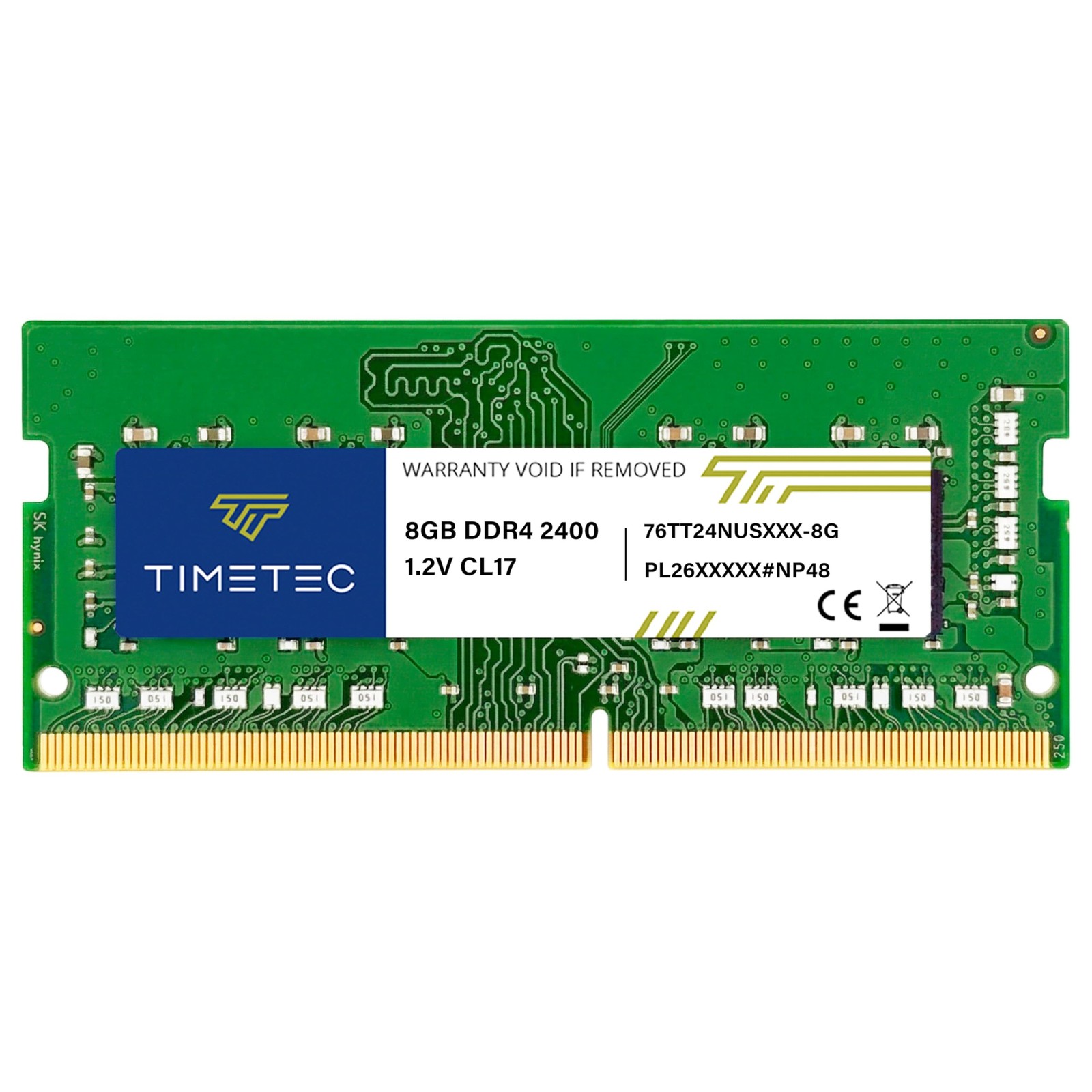 8GB DDR4 2400MHz (DDR4-2400) PC4-19200 (PC4-2400T) Non-ECC Unbuffered 1.2V