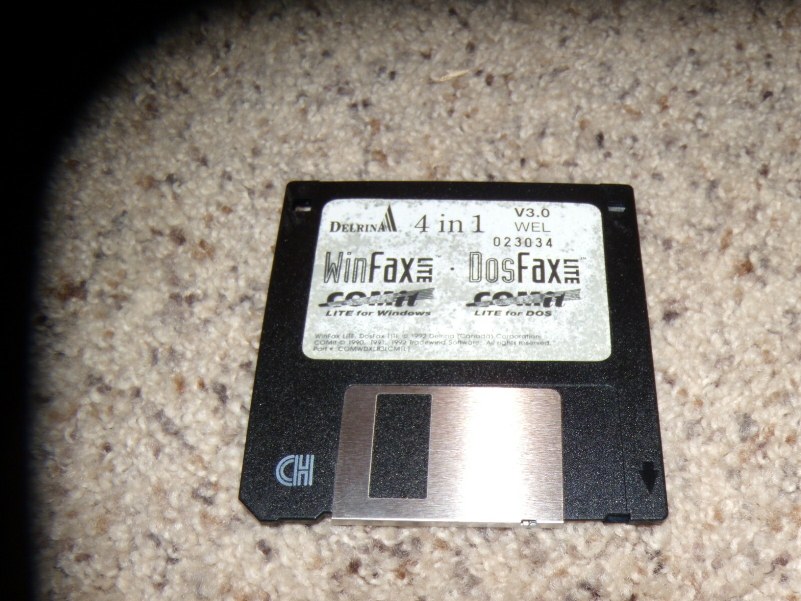 WinFax Lite DosFax Lite 3.5" disk 