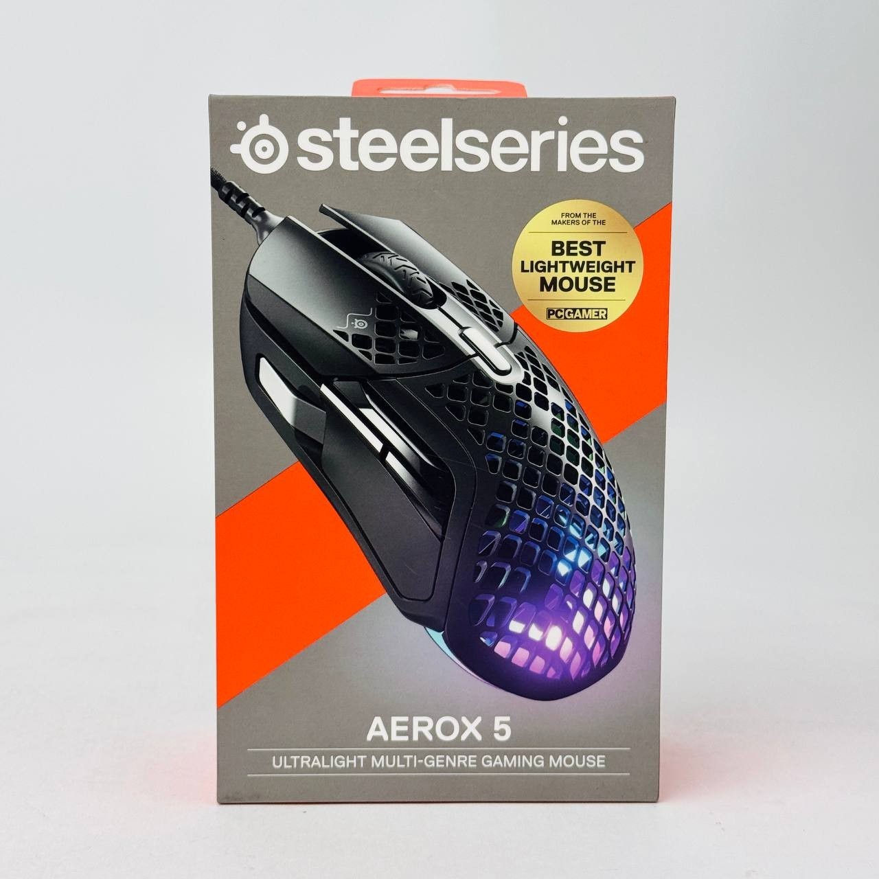 SteelSeries Aerox 5 Wired USB-C Optical Gaming Mouse 18000 DPI Black - NEW