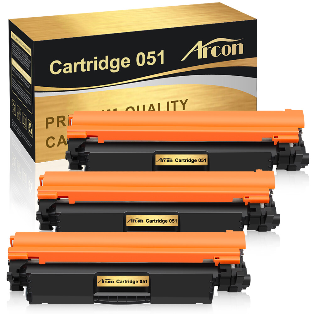 3x CRG-051 New Toner Compatible for Canon 051 LBP161dn MF264dw MF267dw MF269dw