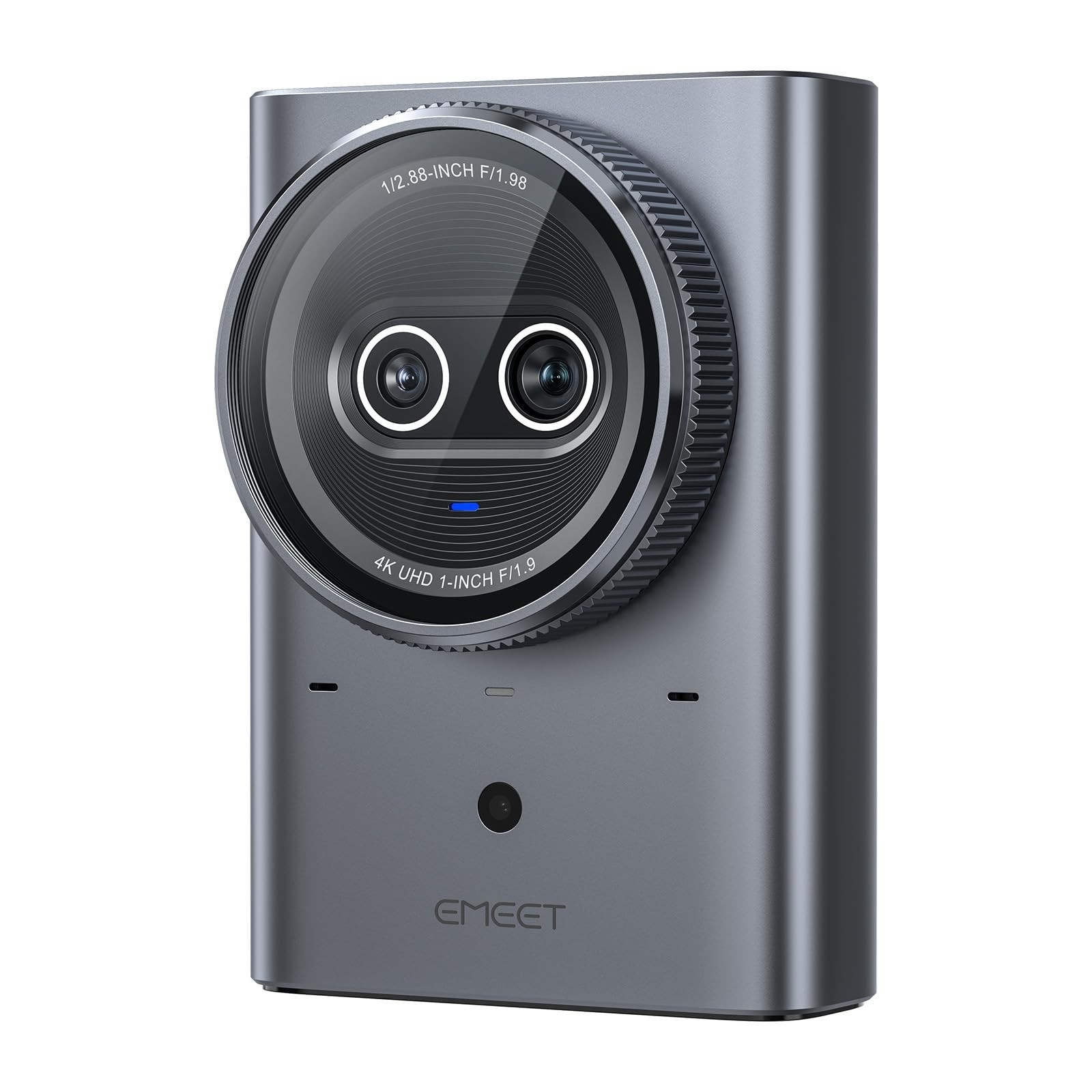 EMEET Prime 4K Dual Lens Streaming Camera 1 Inch Sensor HDMI USB C No Capture