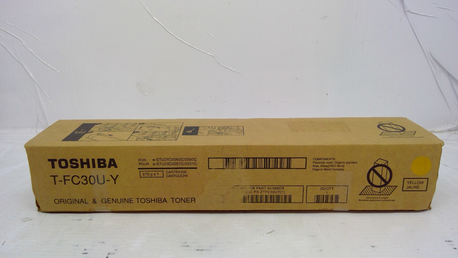 Genuine Toshiba 2050C/2551C Yellow Toner Cartridge T-FC30U-Y TFC30UY