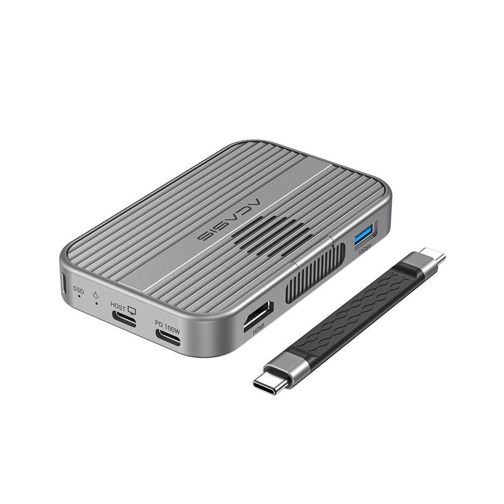 ACASIS 10Gbps Magnetic iPhone Dock with SSD Enclosure for iPhone 15/16/17 Series
