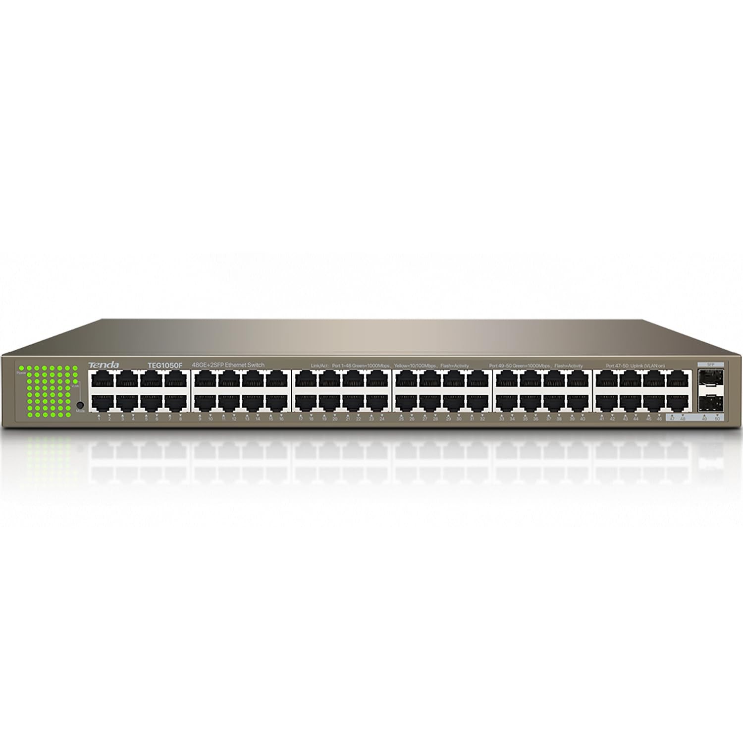 Tenda TEG1050F, 48 Port Gigabit Switch, Unmanaged Ethernet Switch