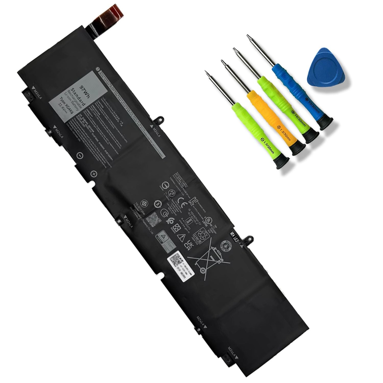 JOTACT XG4K6 97Wh Laptop Battery Replacement for Dell XPS 17 9700 9710 9720 1...