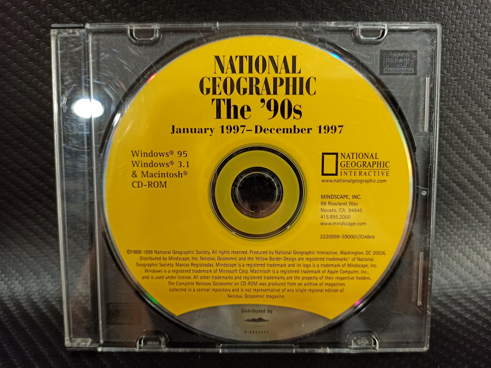 National Geographic The 90's January 1997 - December 1997 (CD-ROM, Disc Only)