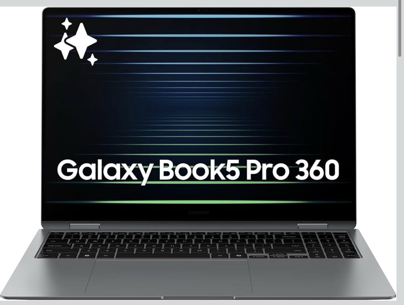 Samsung Galaxy Book5 Pro 360 16” Ultra 7 256V 16GB 1TB SSD AMOLED S Pen W11H