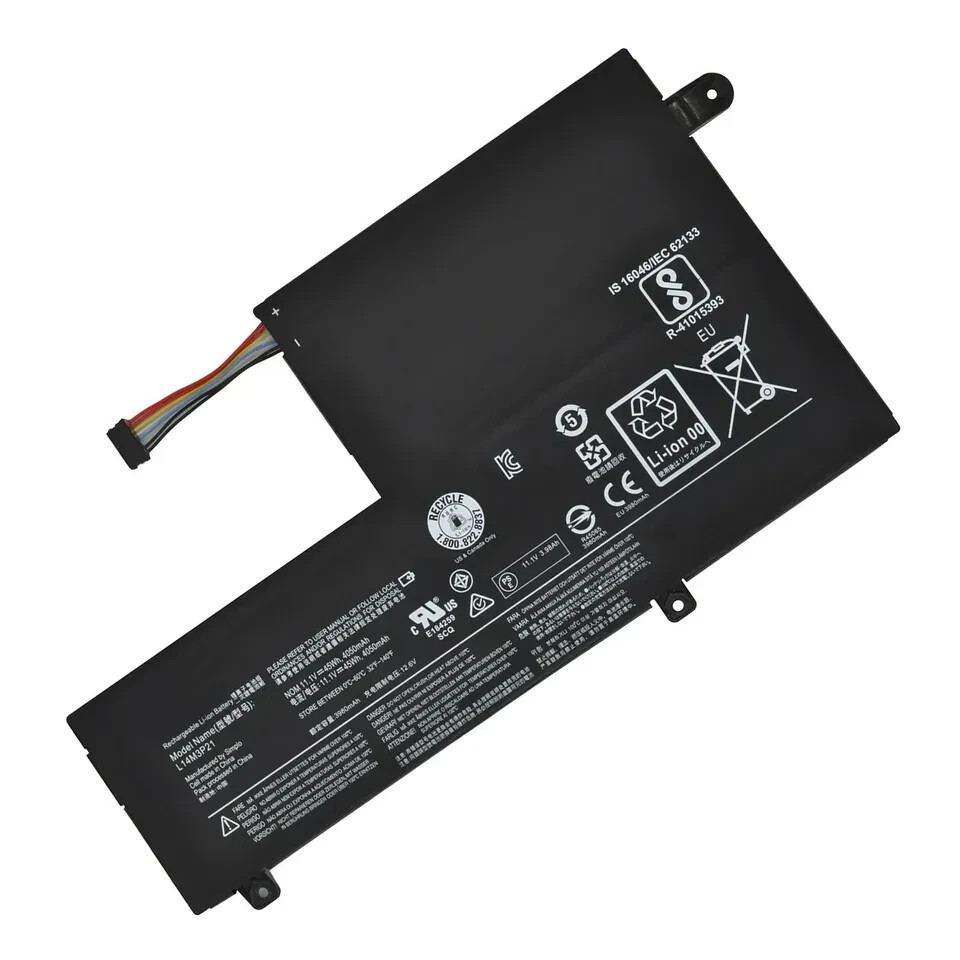 Genuine L14M3P21 L14L3P21 Battery for Lenovo Edge 2-1580 Flex 4 1470 3-1470 1570