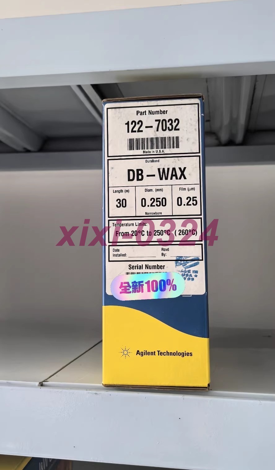 1PCS NEW  Agilent  122-7032 Gas chromatography column  DHL shipping