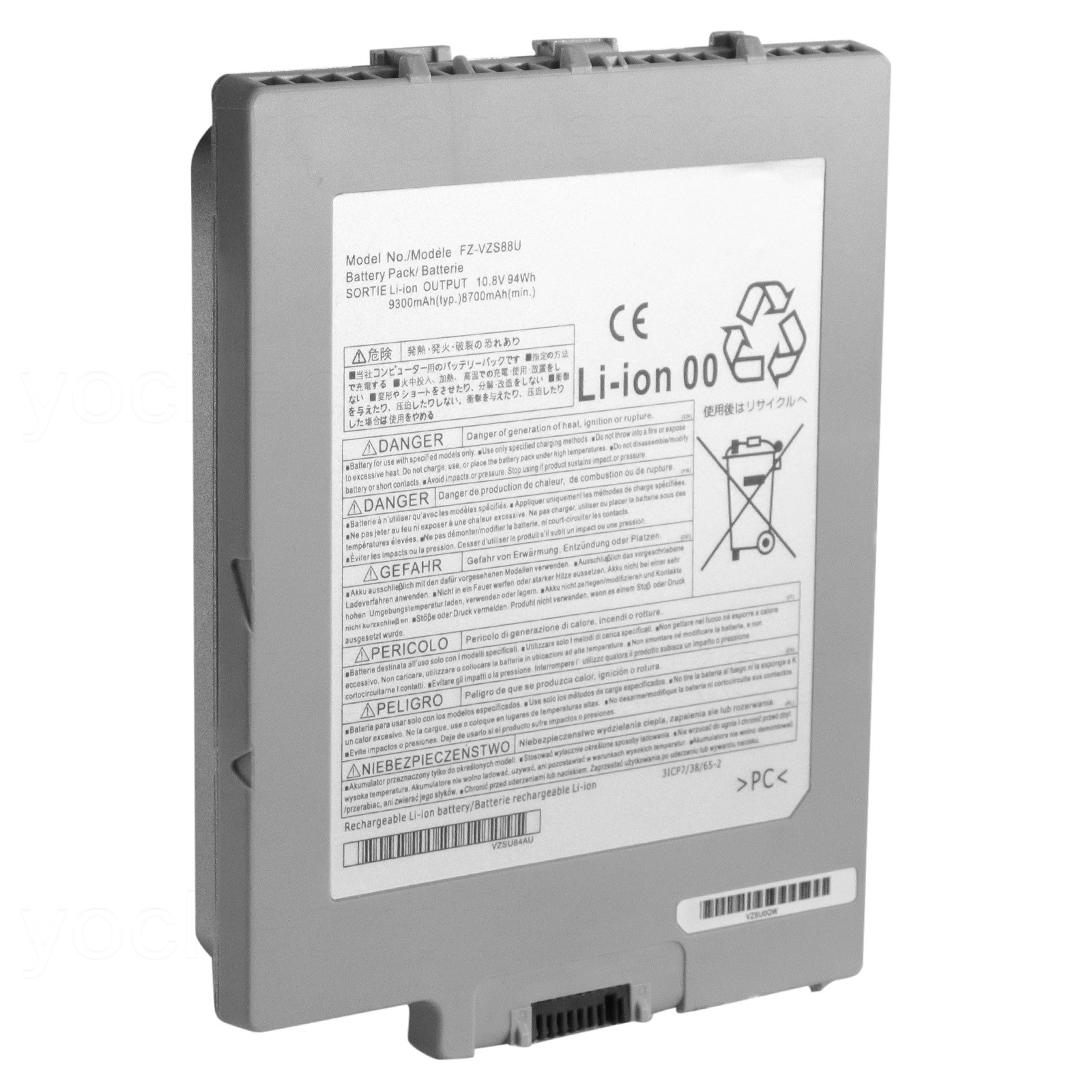 New FZ-VZSU88U 94Wh 10.8V Battery for Panasonic PANASONIC Toughpad FZ-G1 FZG1