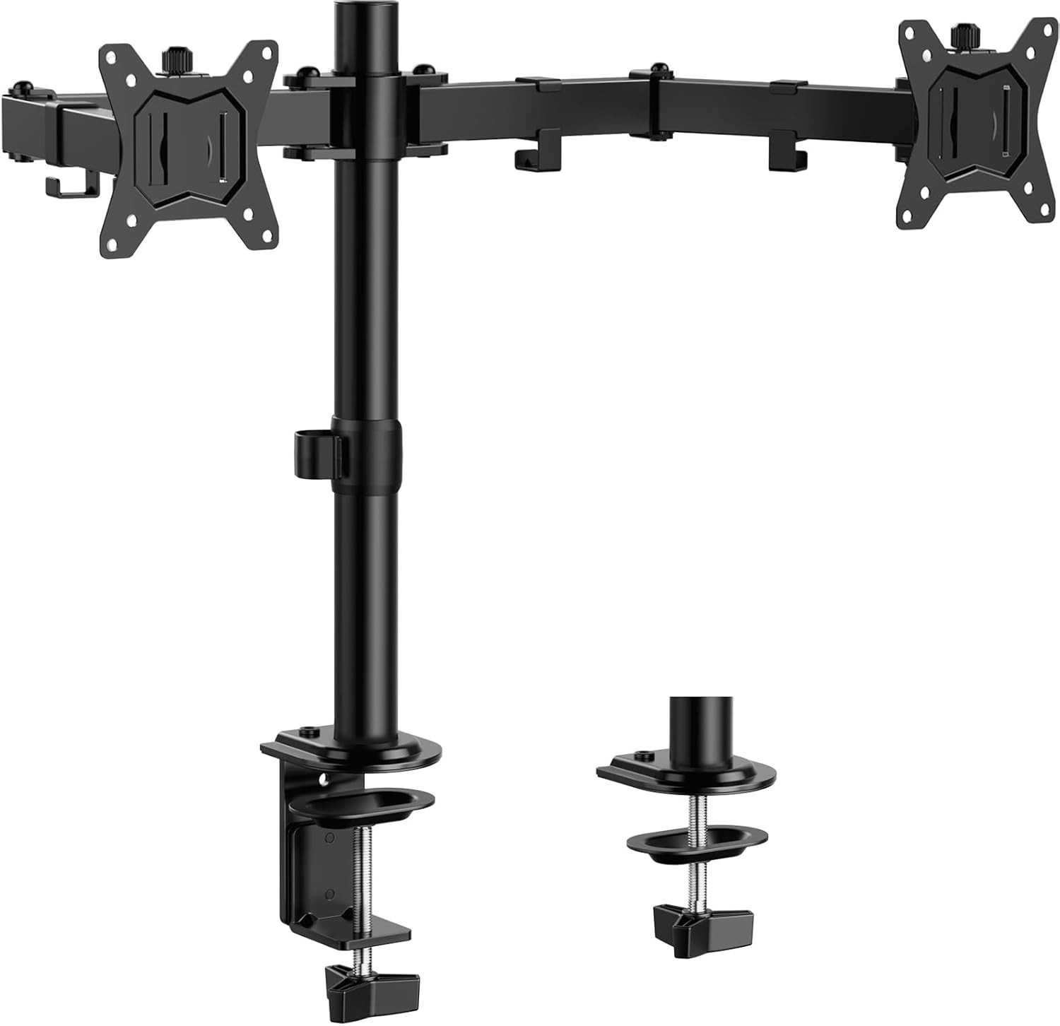 Dual Monitor Stand, Heavy Duty Adjustable Monitor Desk Mount for 2 Screens up to