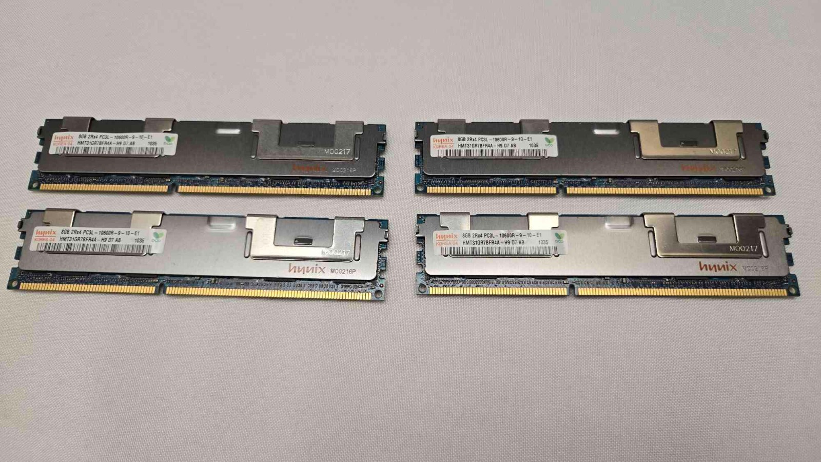 32GB (4x8GB) Lot Hynix 8GB DDR3-1333 PC3-10600R (HMT31GR7BFR4A-H9) ECC RAM