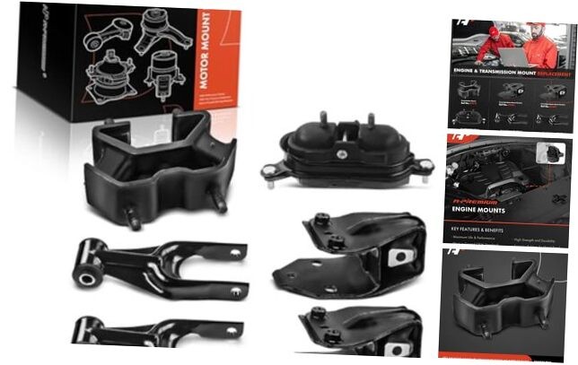 Engine Motor Mount and Transmission Mount Kit Compatible with Chevrolet
