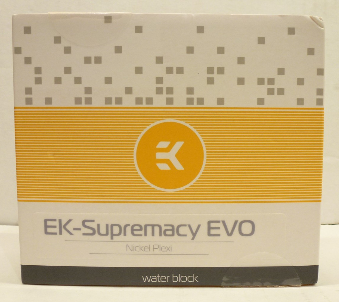 EK-Supremacy EVO Nickel Plexi Unused in Original Opened Box Water Block