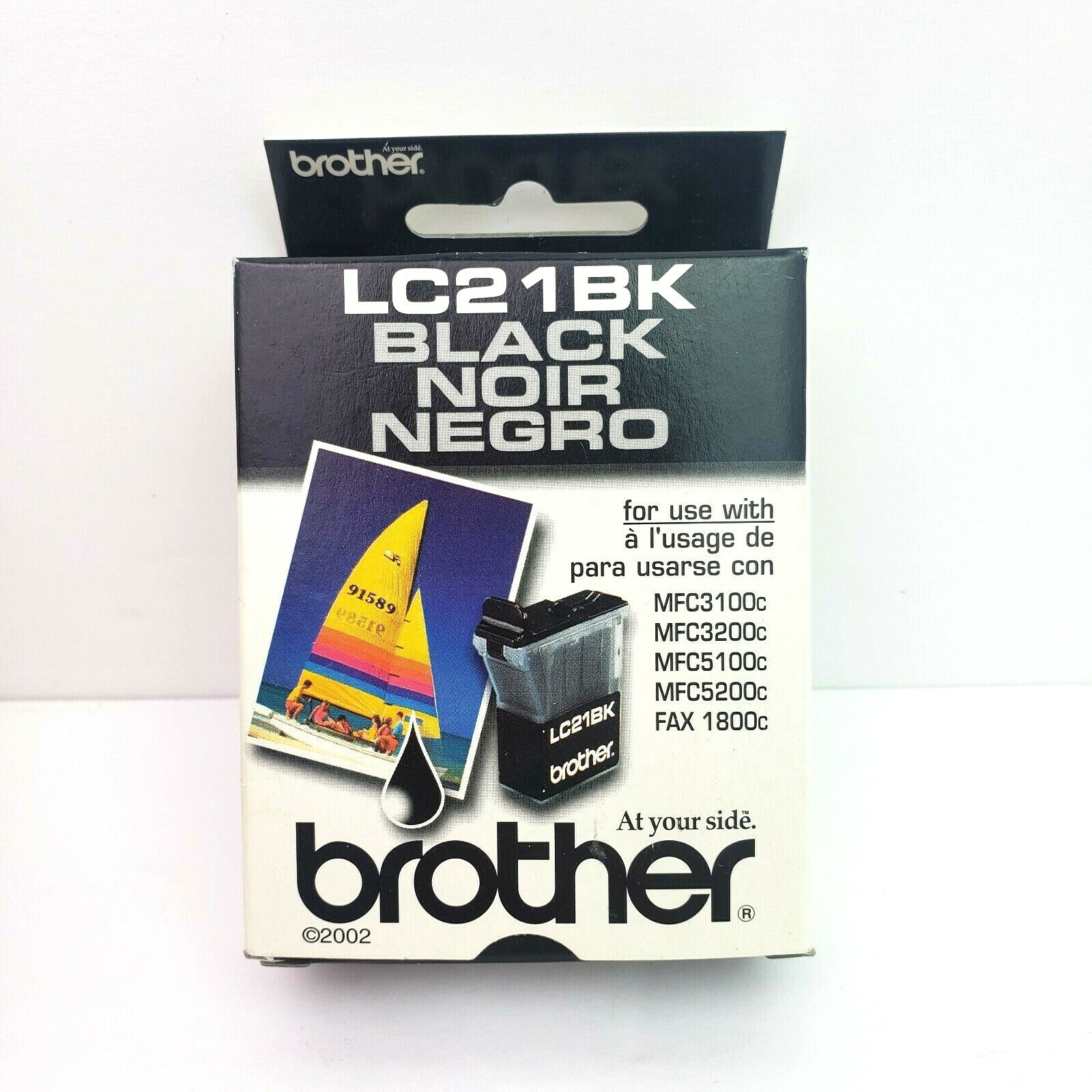 Brother Black LC21BK Printer Ink Cartridge Exp 04/2005