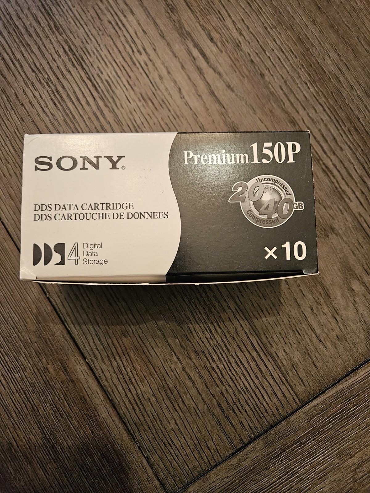 New box of Sony DGD150P DDS 20/40GB - 10 data cartridges