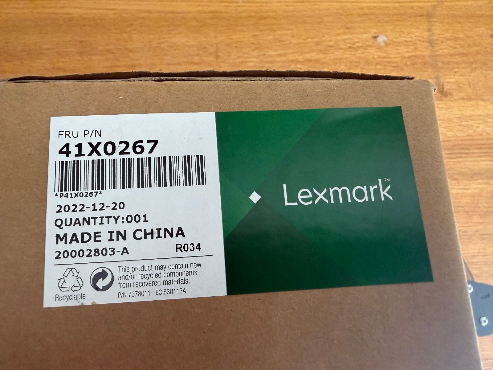 Genuine Lexmark 41X0267 Controller Board NEW