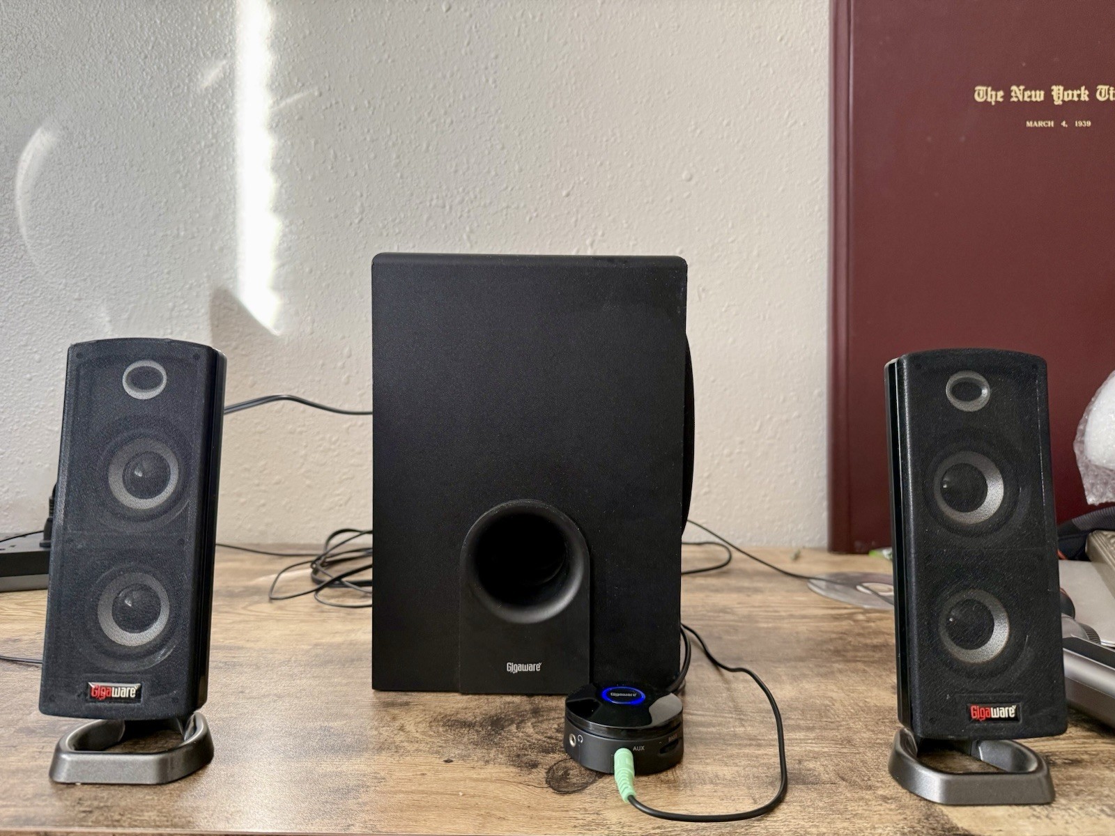 Gigaware 2.1 Multimedia Computer Speakers - CAT no. 40-287 - Tested And Working