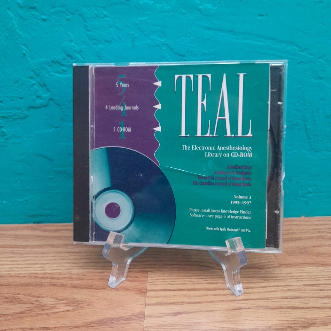 T.E.A.L. THE ELECTRONIC ANESTHESIOLOGY LIBRARY ON CD-ROM MAC PC