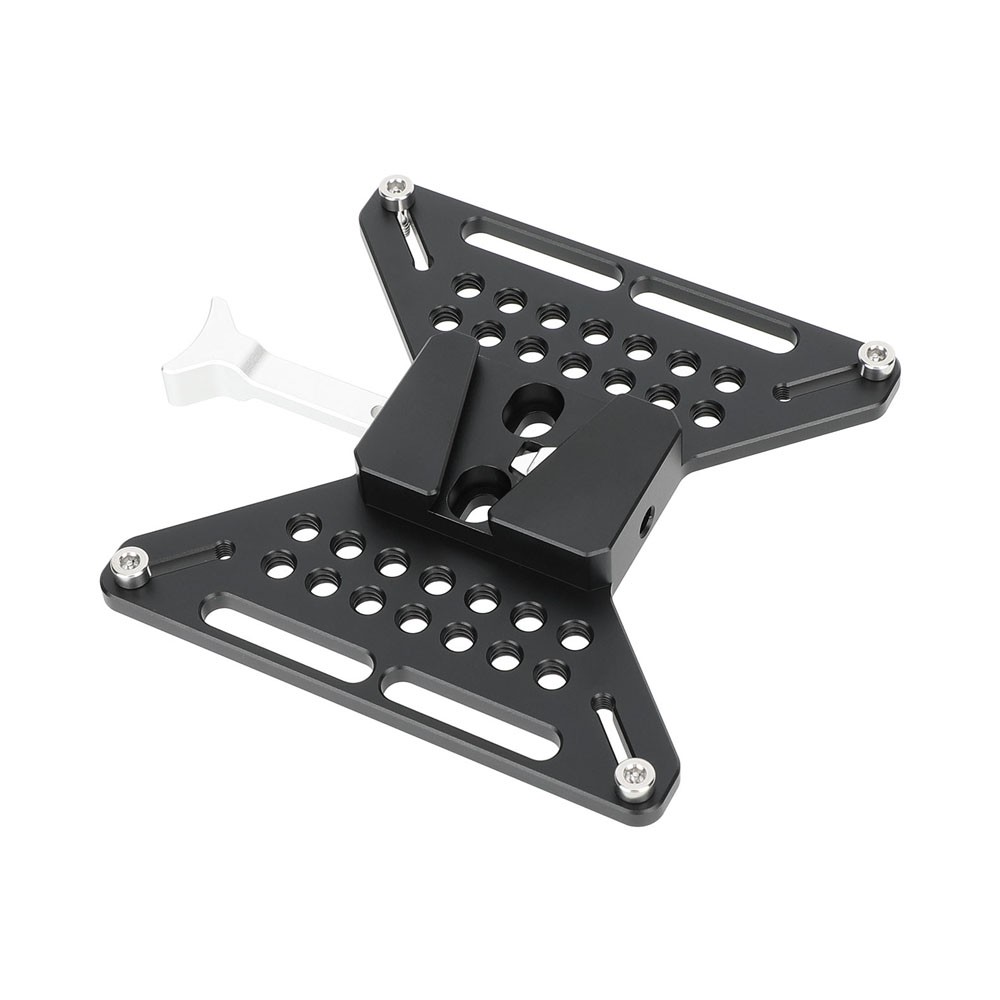 CAMVATE Multipurpose VESA Adapter Plate w/75-100mm Pattern& V-Lock Mount Bracket
