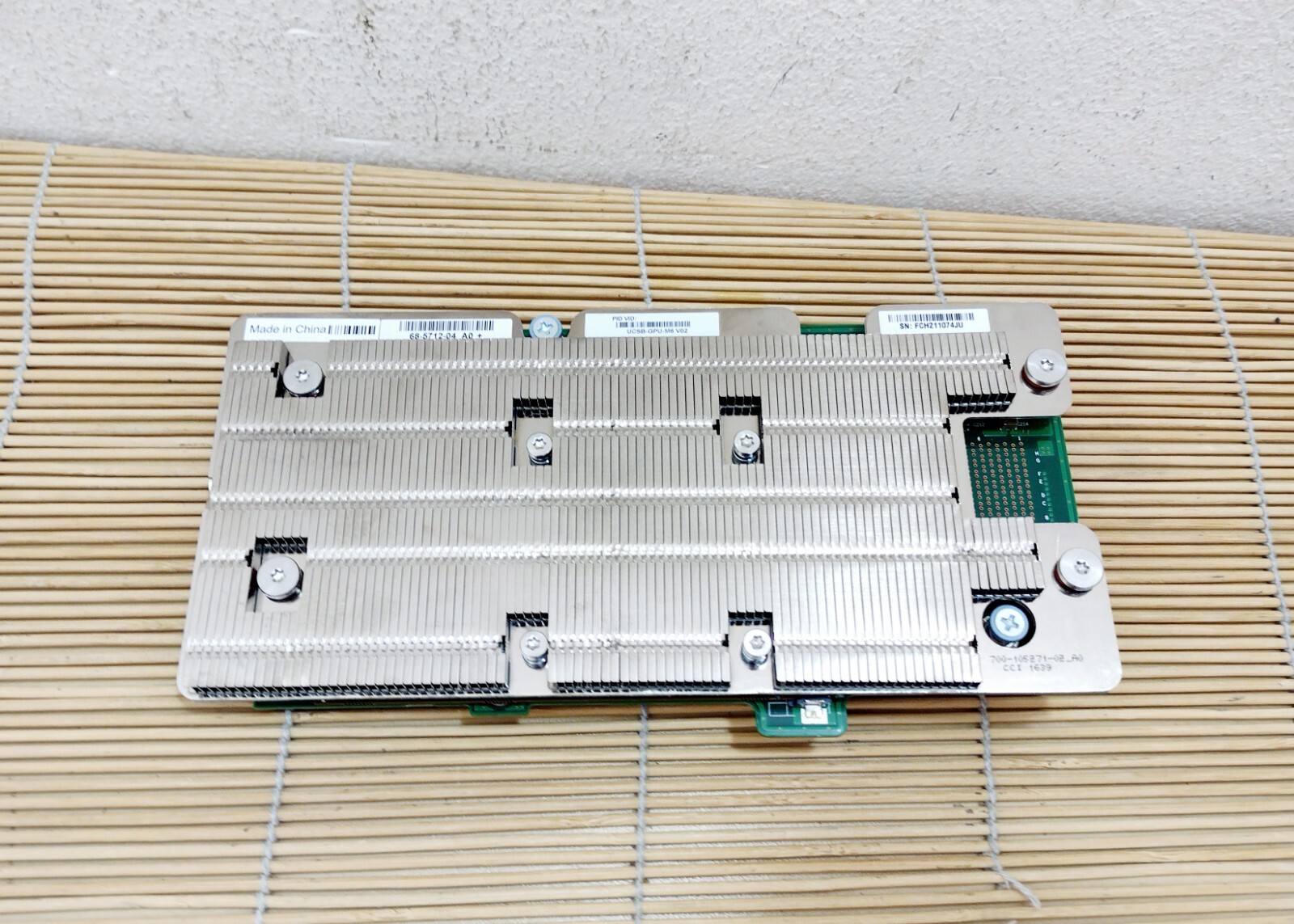 Cisco UCSB-GPU-M6 UCS Blade Server M6 GPU HW GRID 2.0 SW required for VDI