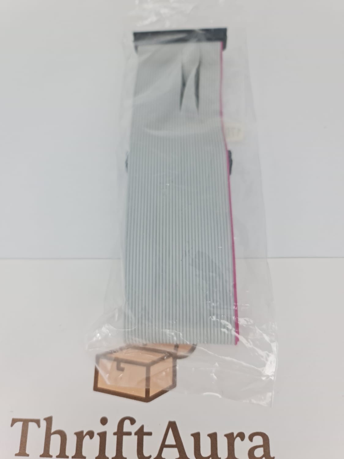 New Lian Feng 34-Pin IDC Flat Ribbon Cable – Gray with Red Stripe – 1701340600