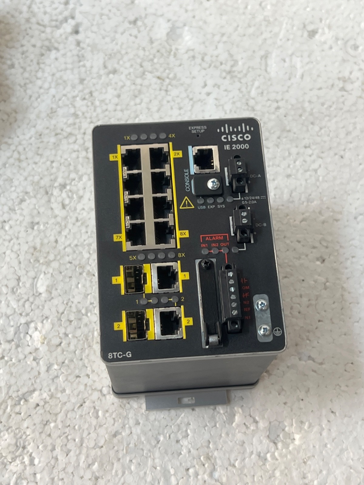 CISCO IE-2000-8TC-G-B INDUSTRIAL ETHERNET SWITCH COPPER PORTS
