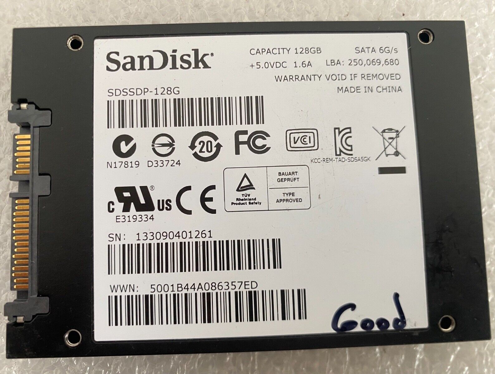 SanDisk 128GB 2.5