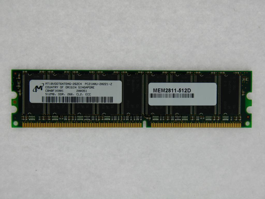 MEM2811-512D 512MB Approved Memory for Cisco 2811