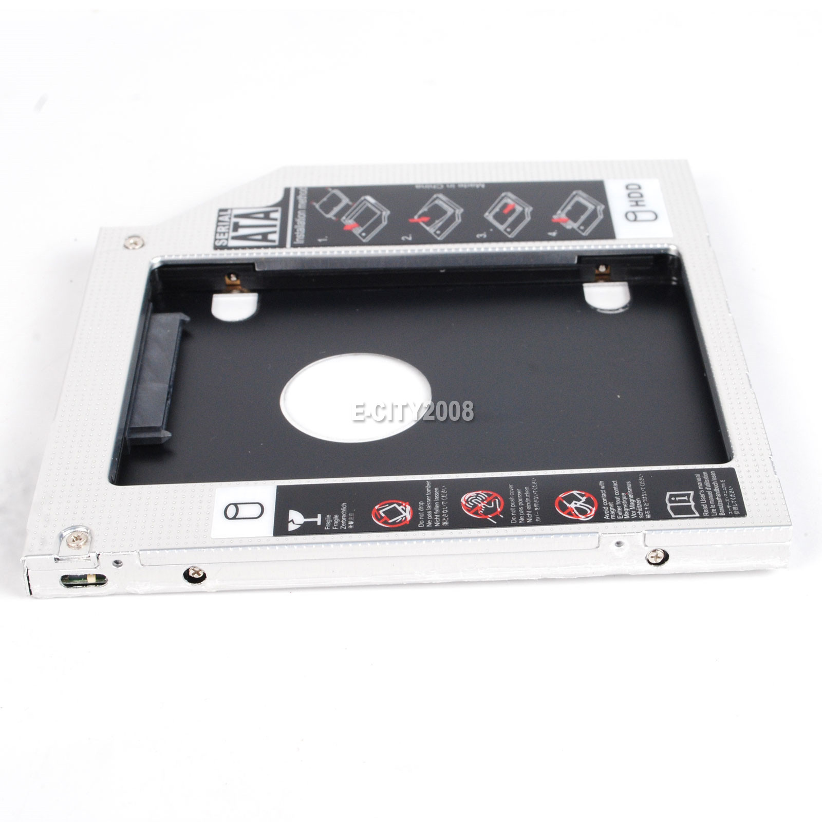 HP EliteBook 2530P 2540p 2560p 2570p 9.5mm 2nd SATA HDD SSD Hard Drive Caddy