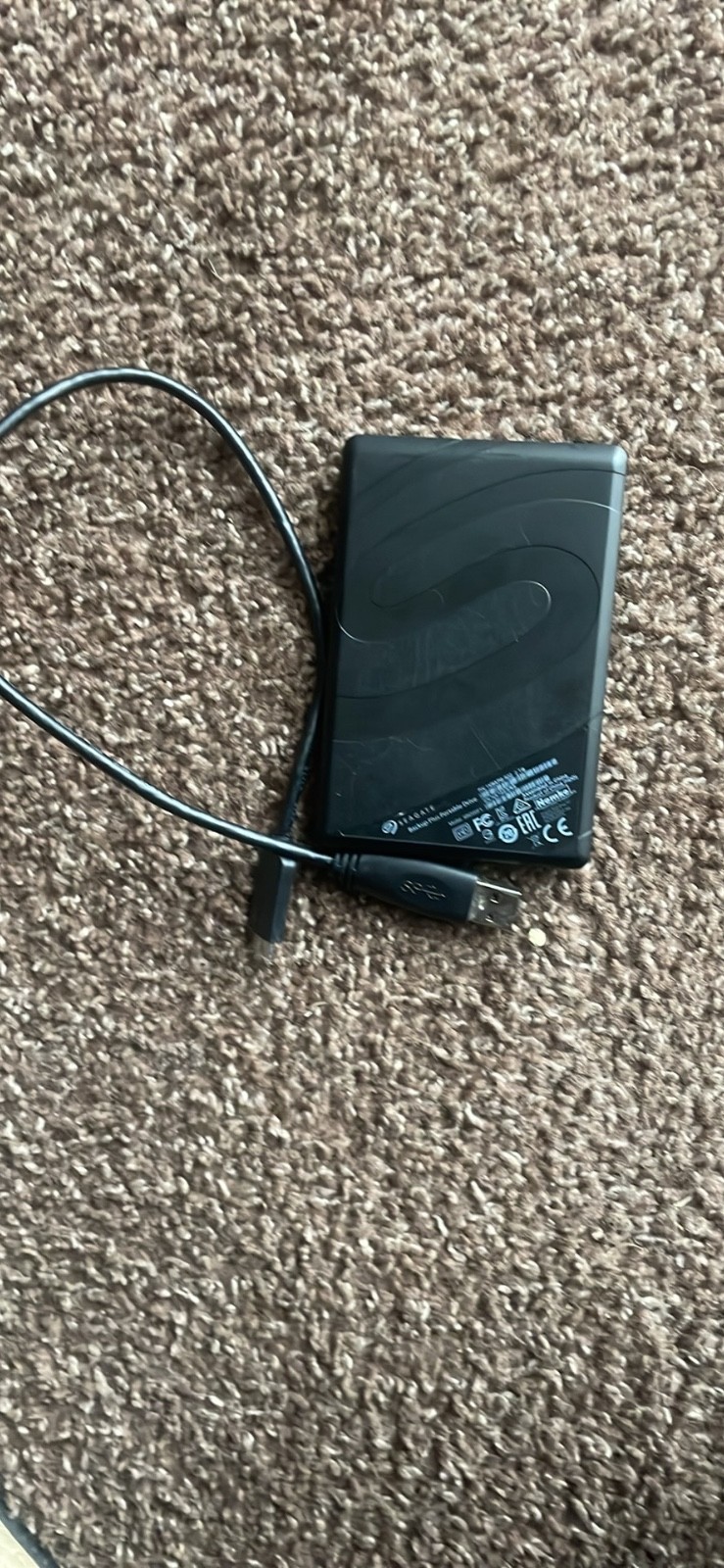 Seagate SRD00F1  Backup Plus Slim USB 3.0 2TB External Hard Drive - Black