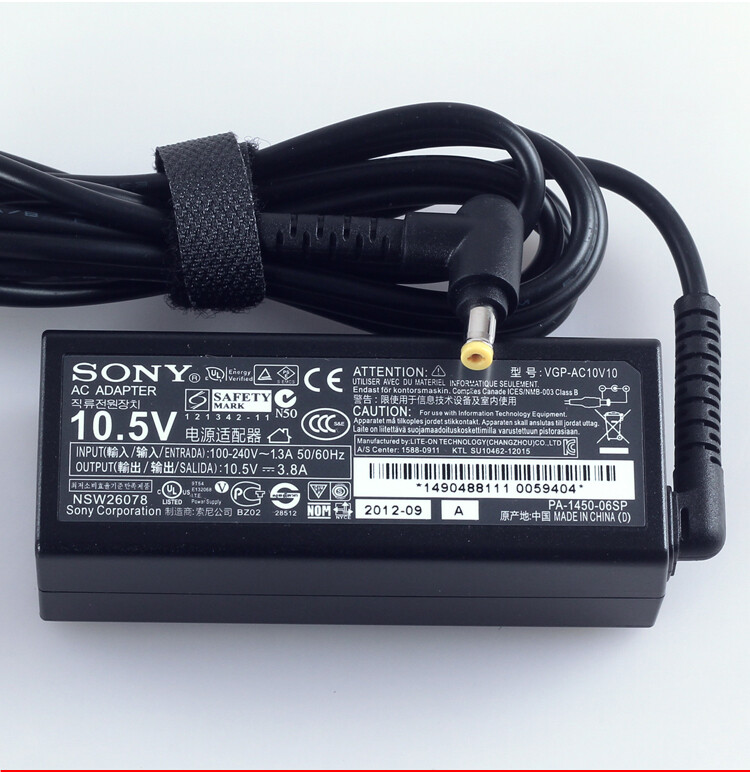 OEM VGP-AC10V10 10.5V 3.8A for Sony VAIO Pro SVP1322V9E Original AC Adapter